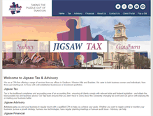 Tablet Screenshot of jigsawtax.com.au